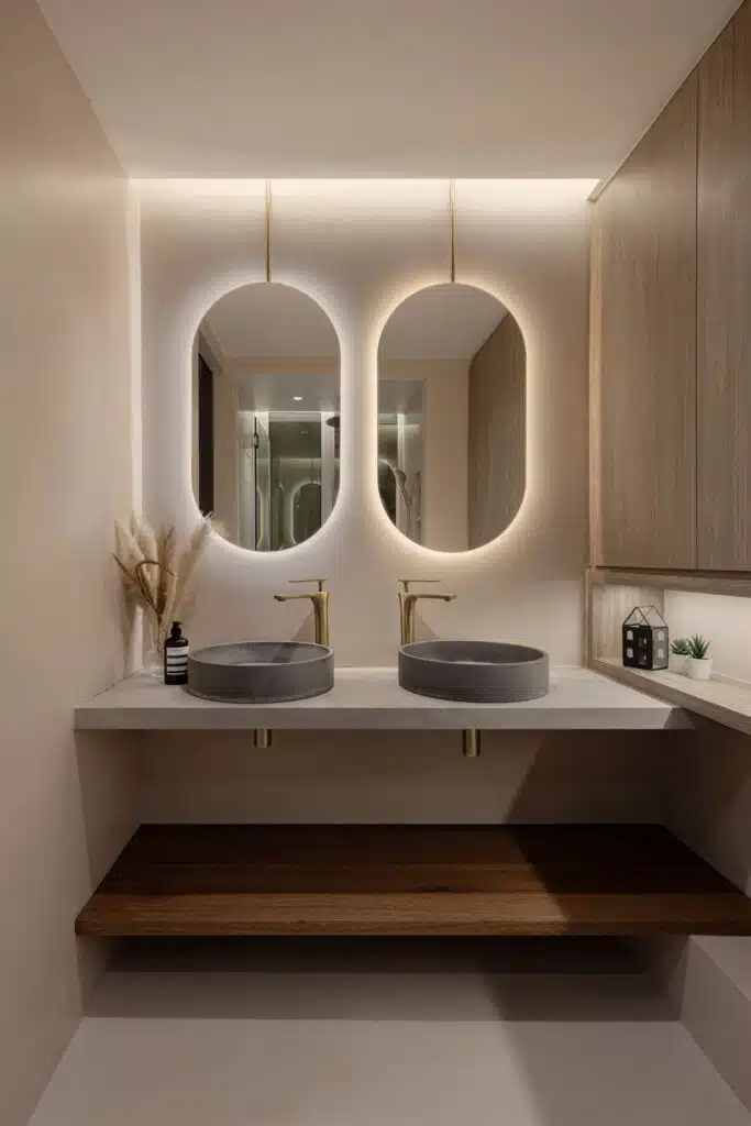 Bartley Residences dual vanity sink feature